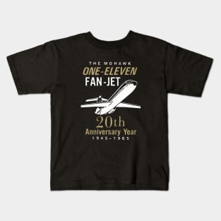 1965 Mohawk Airlines 20th Anniversary Kids T-Shirt